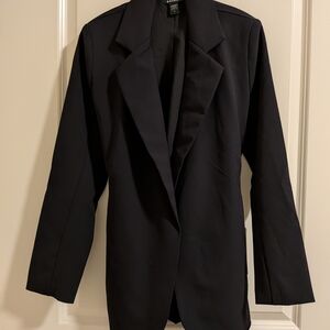 Athleta Black Tailored Blazer Jacket